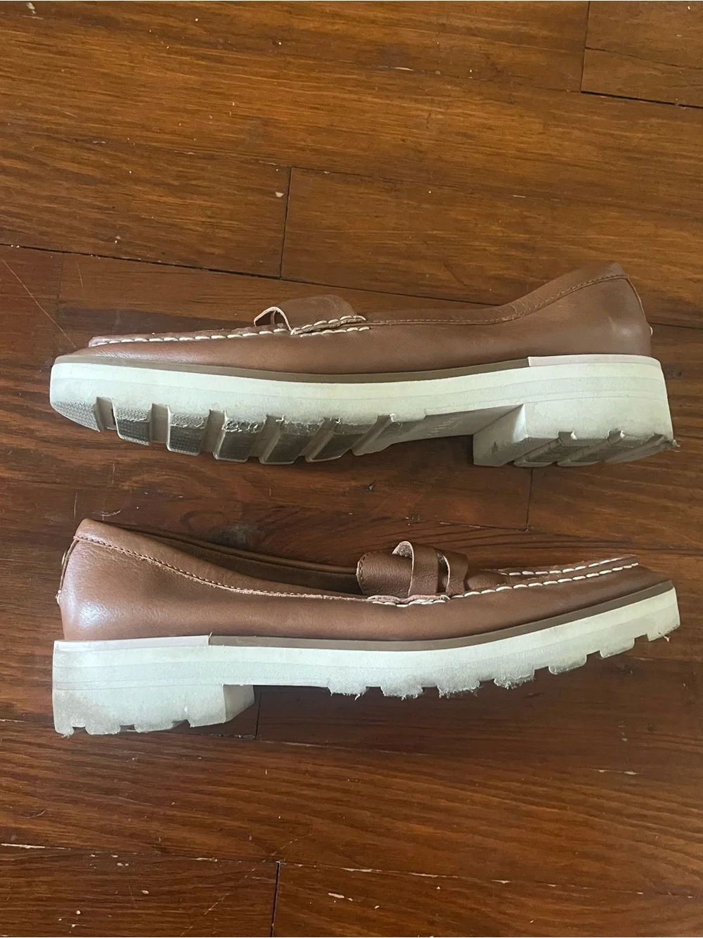 Sperry Tan Leather Women’s Chunky Penny Loafer